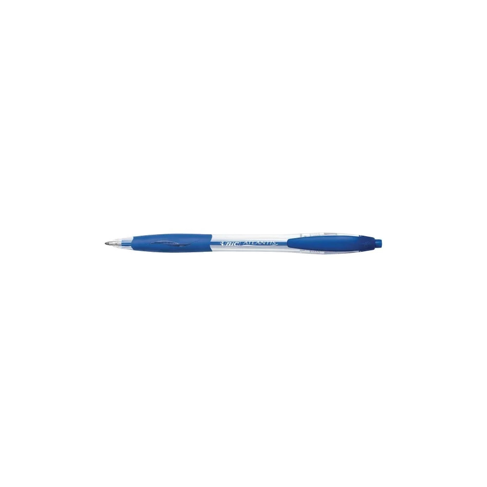 Produktbild för Kulspetspenna BIC Atlantis, medium, blå