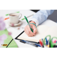 Produktbild för Kulspetspenna BIC Atlantis, medium, blå