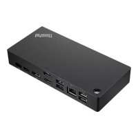 Produktbild för Lenovo ThinkPad Universal USB-C Dock - dockningsstation - USB-C - HDMI, 2 x DP - 1GbE