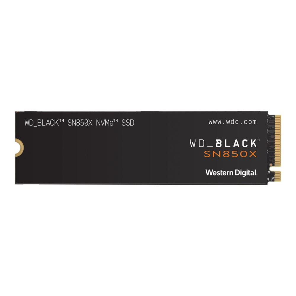Produktbild för WD_BLACK SN850X NVMe SSD WDS200T2X0E - SSD - 2 TB - PCIe 4.0 x4 (NVMe)