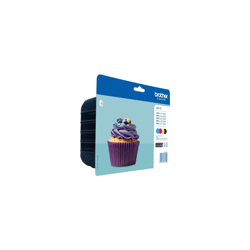 Produktbild för Brother LC123 Value Pack