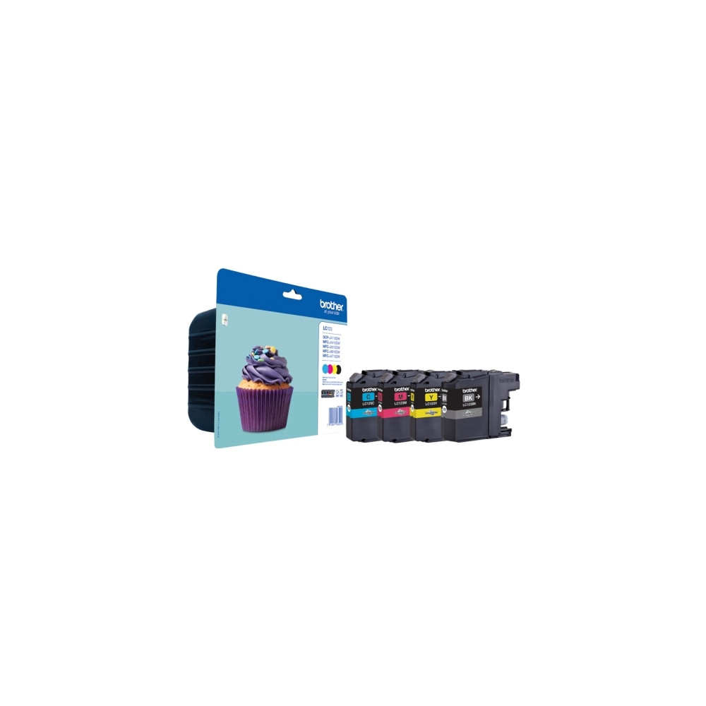 Produktbild för Brother LC123 Value Pack