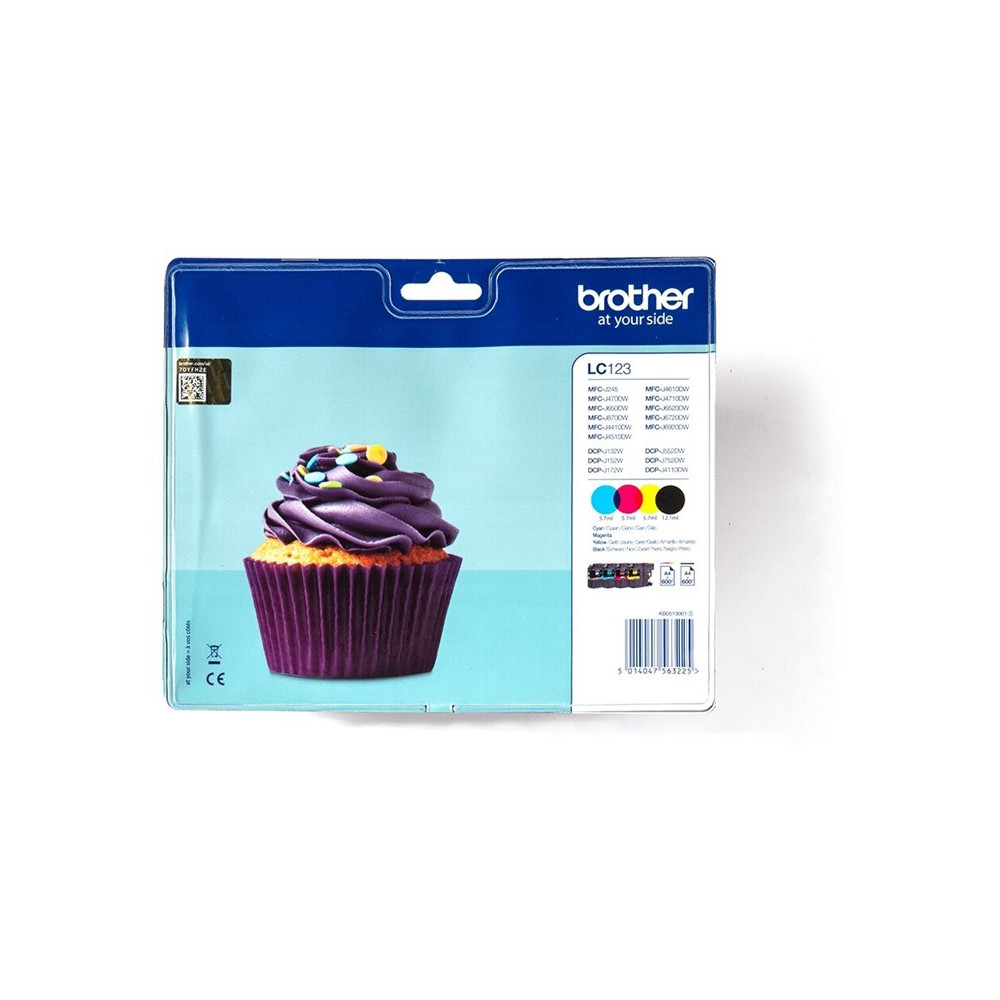 Produktbild för Brother LC123 Value Pack
