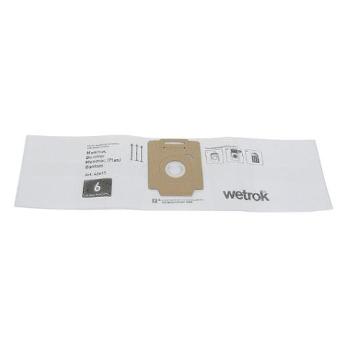 wetrok Dammsugarpåse WETROK Mono/Duro fleece 6L