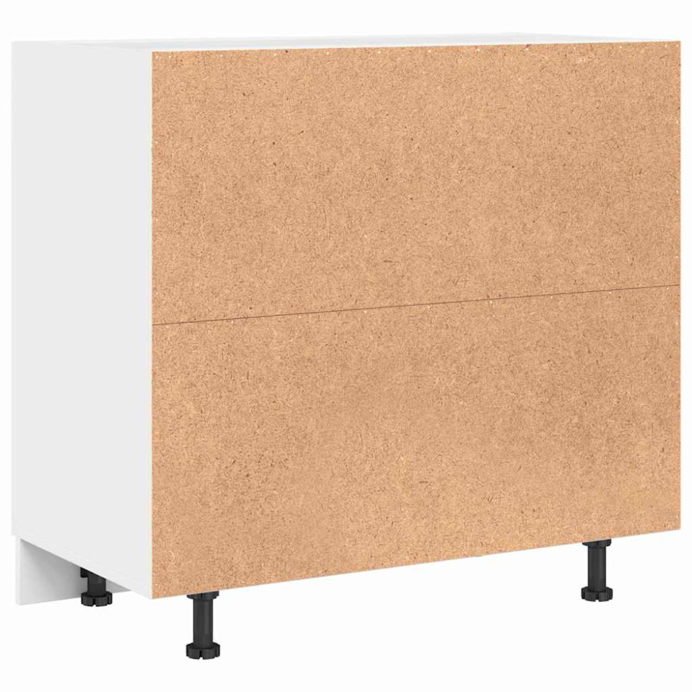 Produktbild för Kök Hörn Bas Skåp Svart ek 86 x 46 x 81,5 cm Konstruerat trä