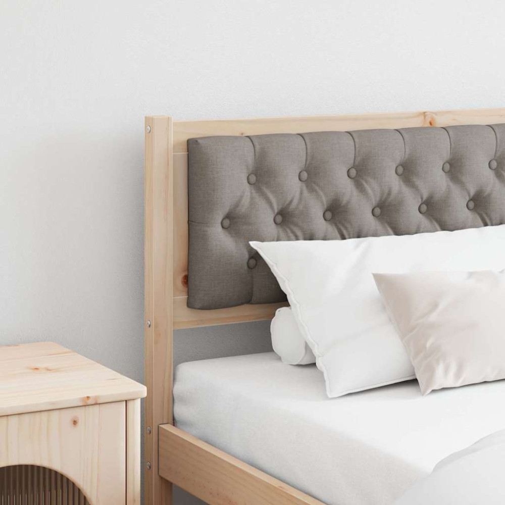 Produktbild för Huvudgavel Övrigt Brun och taupe 200 cm Massiv furu