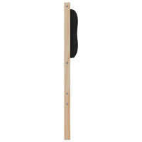 Produktbild för Huvudgavel Övrigt Brun och svart 180 cm Massiv furu