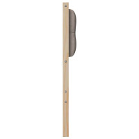 Produktbild för Huvudgavel Övrigt Brun och taupe 160 cm Massiv furu