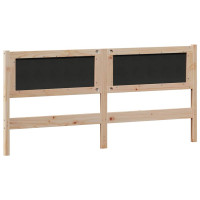 Produktbild för Huvudgavel Övrigt Brun och taupe 160 cm Massiv furu