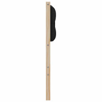 Produktbild för Huvudgavel Övrigt Brun och svart 150 cm Massiv furu