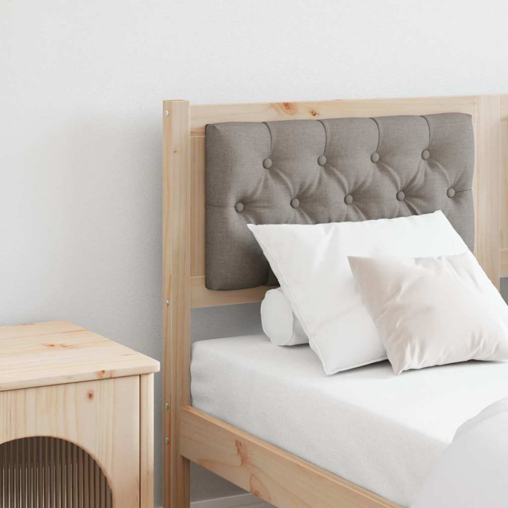 Produktbild för Huvudgavel Övrigt Brun och taupe 150 cm Massiv furu