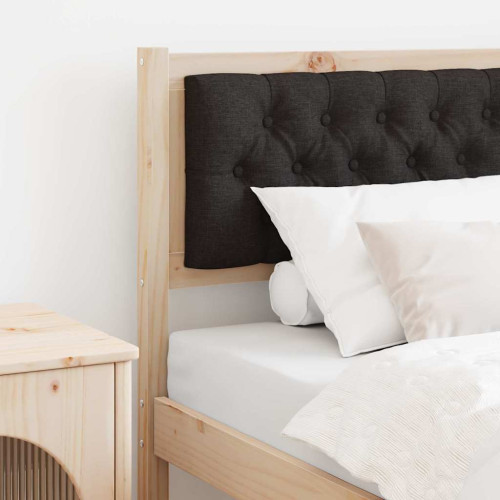 vidaXL Huvudgavel Övrigt Brun och svart 80 cm Massiv furu