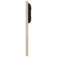 Produktbild för Huvudgavel Övrigt Brun och svart 80 cm Massiv furu