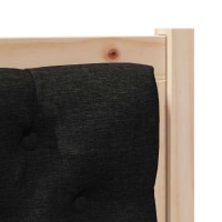 Produktbild för Huvudgavel Övrigt Brun och svart 80 cm Massiv furu
