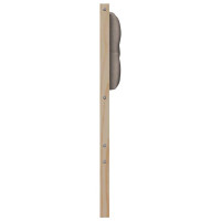 Produktbild för Huvudgavel Övrigt Brun och taupe 80 cm Massiv furu