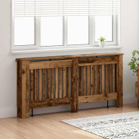 Produktbild för Radiatorlock Gammalt trä 172 x 19 x 81,5 cm Konstruerat trä