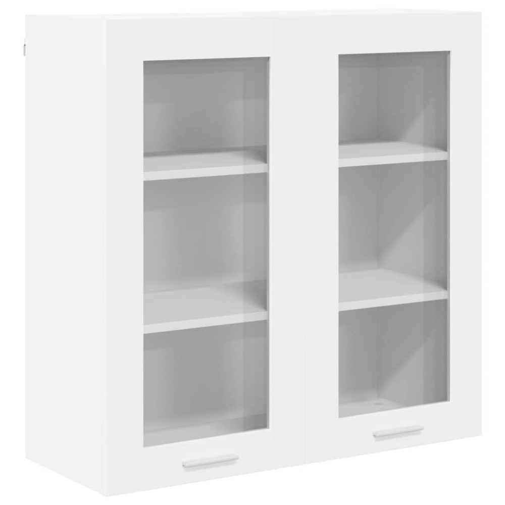 Produktbild för Hängande skåp med lagring Vit 80 x 31 x 80 cm Konstruerat trä