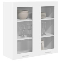 Produktbild för Hängande skåp med lagring Vit 80 x 31 x 80 cm Konstruerat trä