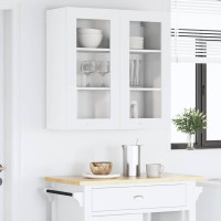Produktbild för Hängande skåp med lagring Vit 80 x 31 x 80 cm Konstruerat trä