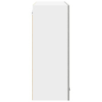 Produktbild för Hängande skåp Betonggrå 80 x 31 x 80 cm Konstruerat trä