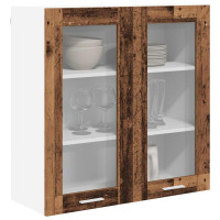 Produktbild för Hängande skåp Gammalt trä 80 x 31 x 80 cm Konstruerat trä