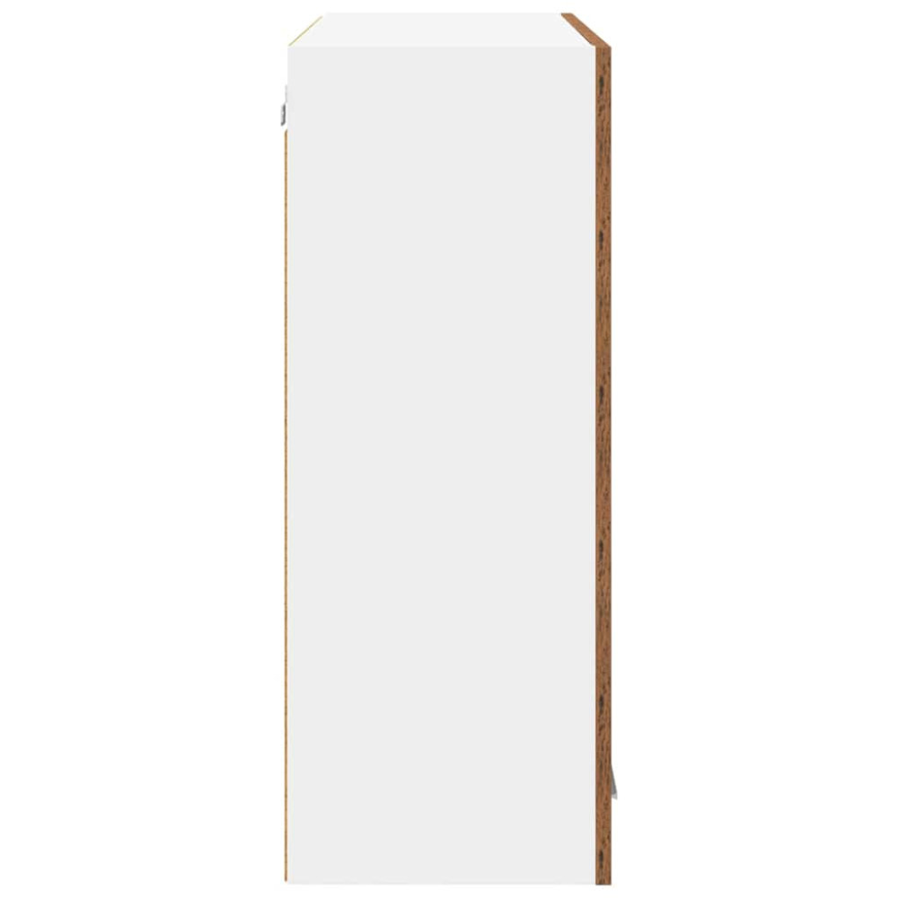 Produktbild för Hängande skåp Gammalt trä 80 x 31 x 80 cm Konstruerat trä
