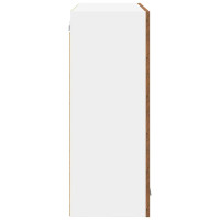 Produktbild för Hängande skåp Gammalt trä 80 x 31 x 80 cm Konstruerat trä