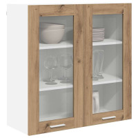 Produktbild för Hängande skåp Artisan Ek 80 x 31 x 80 cm Konstruerat trä