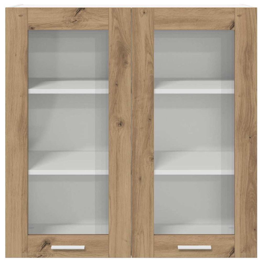 Produktbild för Hängande skåp Artisan Ek 80 x 31 x 80 cm Konstruerat trä