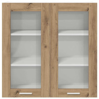 Produktbild för Hängande skåp Artisan Ek 80 x 31 x 80 cm Konstruerat trä