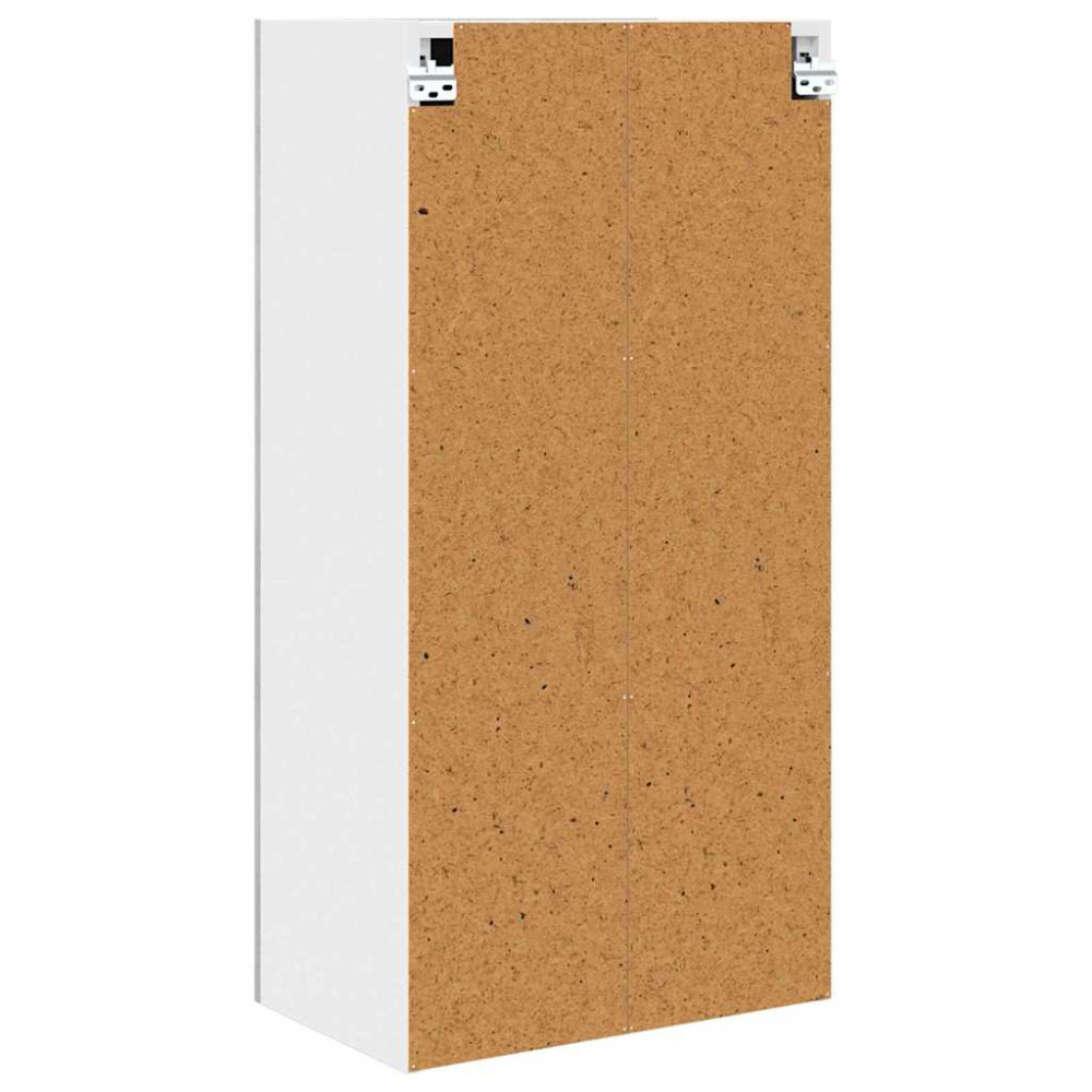 Produktbild för Hängande skåp med lagring Grå Sonoma och vit 50 x 31 x 100 cm