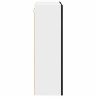 Produktbild för Hängande skåp Svart Ek 60 x 31 x 100 cm Konstruerat trä