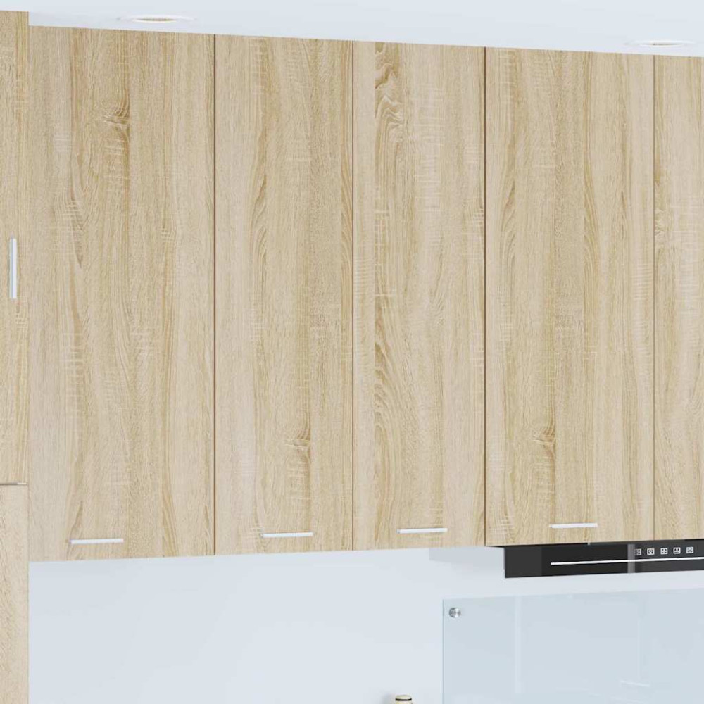 Produktbild för Hängande skåp Sonoma-ek 60 x 31 x 100 cm Konstruerat trä