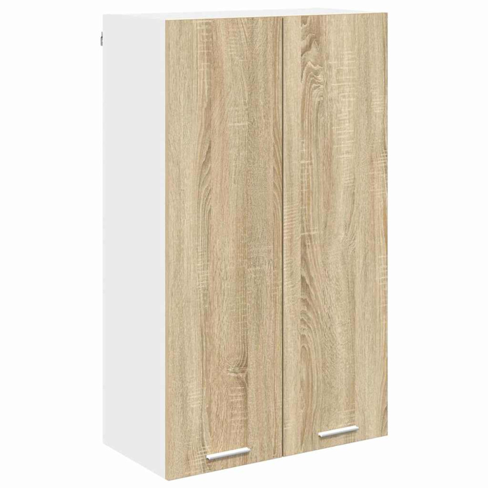 Produktbild för Hängande skåp Sonoma-ek 60 x 31 x 100 cm Konstruerat trä