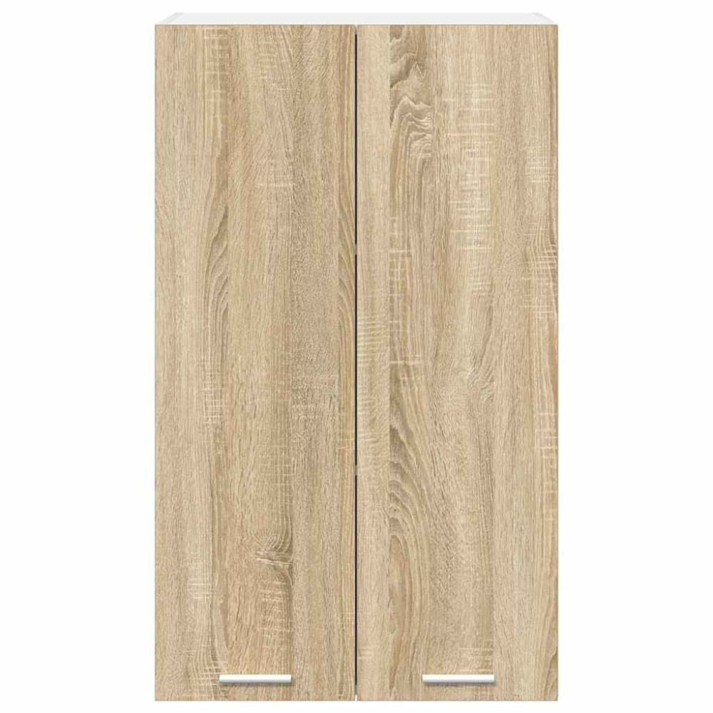 Produktbild för Hängande skåp Sonoma-ek 60 x 31 x 100 cm Konstruerat trä