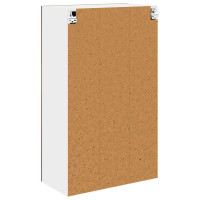 Produktbild för Hängande skåp med dörr Rökt ek 60 x 31 x 100 cm Konstruerat trä
