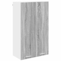 Produktbild för Hängande skåp Grå Sonoma 60 x 31 x 100 cm Konstruerat trä