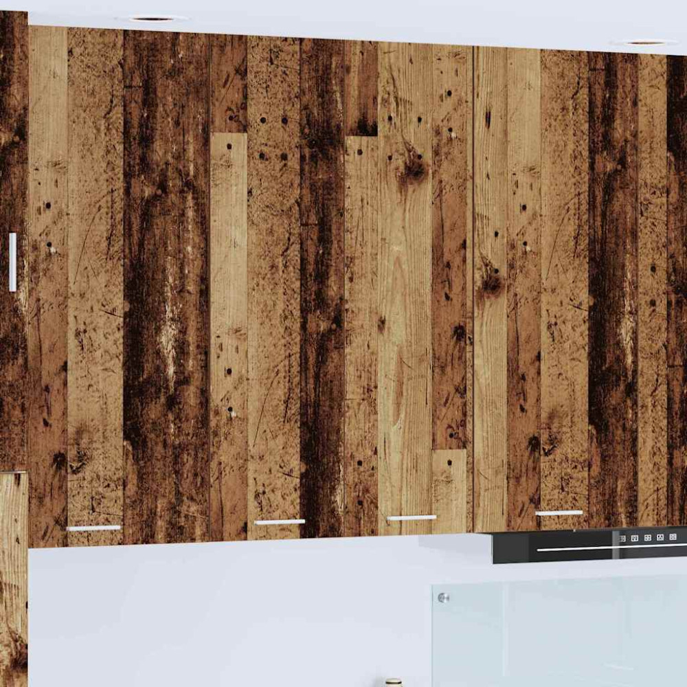 Produktbild för Hängande skåp Gammalt trä 60 x 31 x 100 cm Konstruerat trä