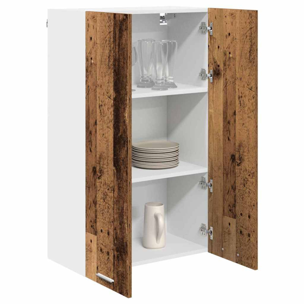 Produktbild för Hängande skåp Gammalt trä 60 x 31 x 100 cm Konstruerat trä