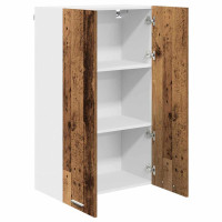 Produktbild för Hängande skåp Gammalt trä 60 x 31 x 100 cm Konstruerat trä