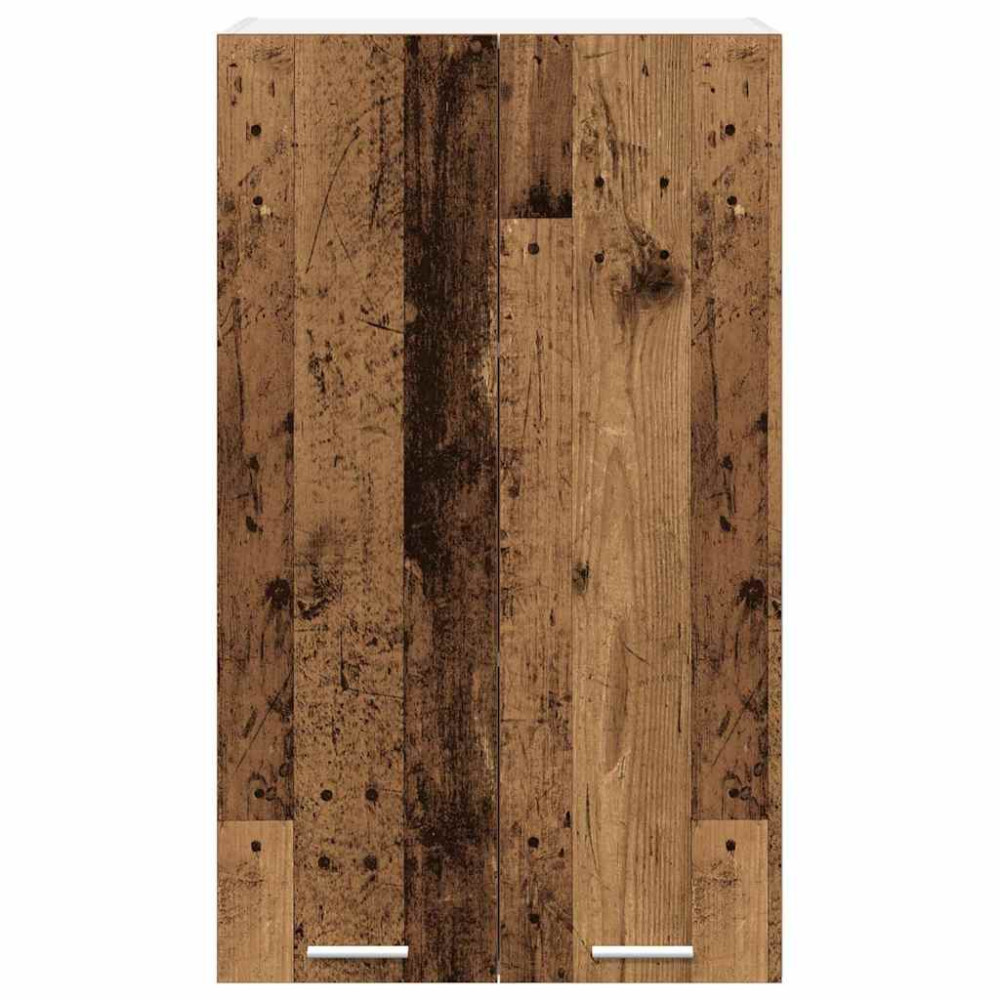 Produktbild för Hängande skåp Gammalt trä 60 x 31 x 100 cm Konstruerat trä
