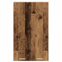Produktbild för Hängande skåp Gammalt trä 60 x 31 x 100 cm Konstruerat trä