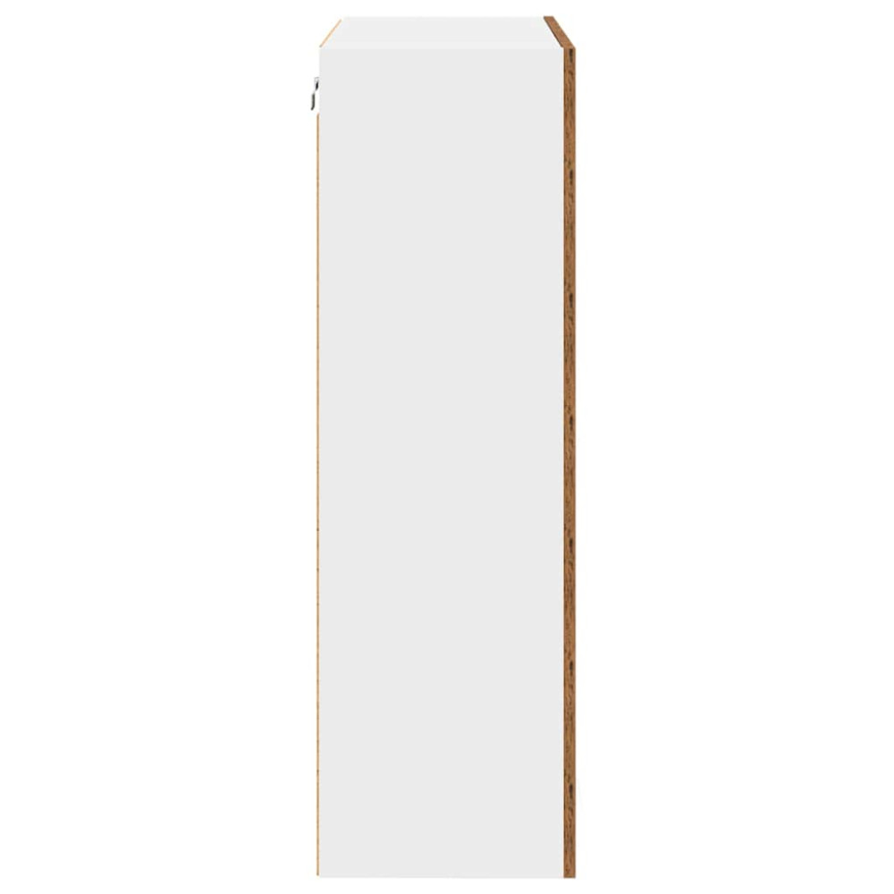 Produktbild för Hängande skåp Gammalt trä 60 x 31 x 100 cm Konstruerat trä