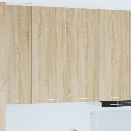 vidaXL Hängande skåp Sonoma-ek 80 x 31 x 100 cm Konstruerat trä