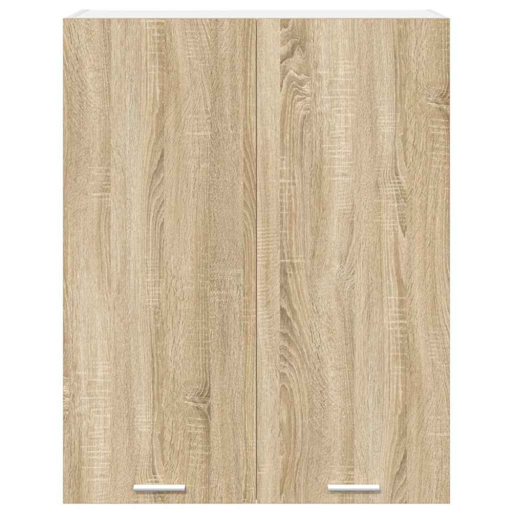 Produktbild för Hängande skåp Sonoma-ek 80 x 31 x 100 cm Konstruerat trä