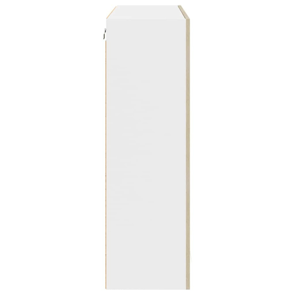 Produktbild för Hängande skåp Sonoma-ek 80 x 31 x 100 cm Konstruerat trä