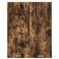 Produktbild för Hängande skåp med dörr Rökt ek 80 x 31 x 100 cm Konstruerat trä