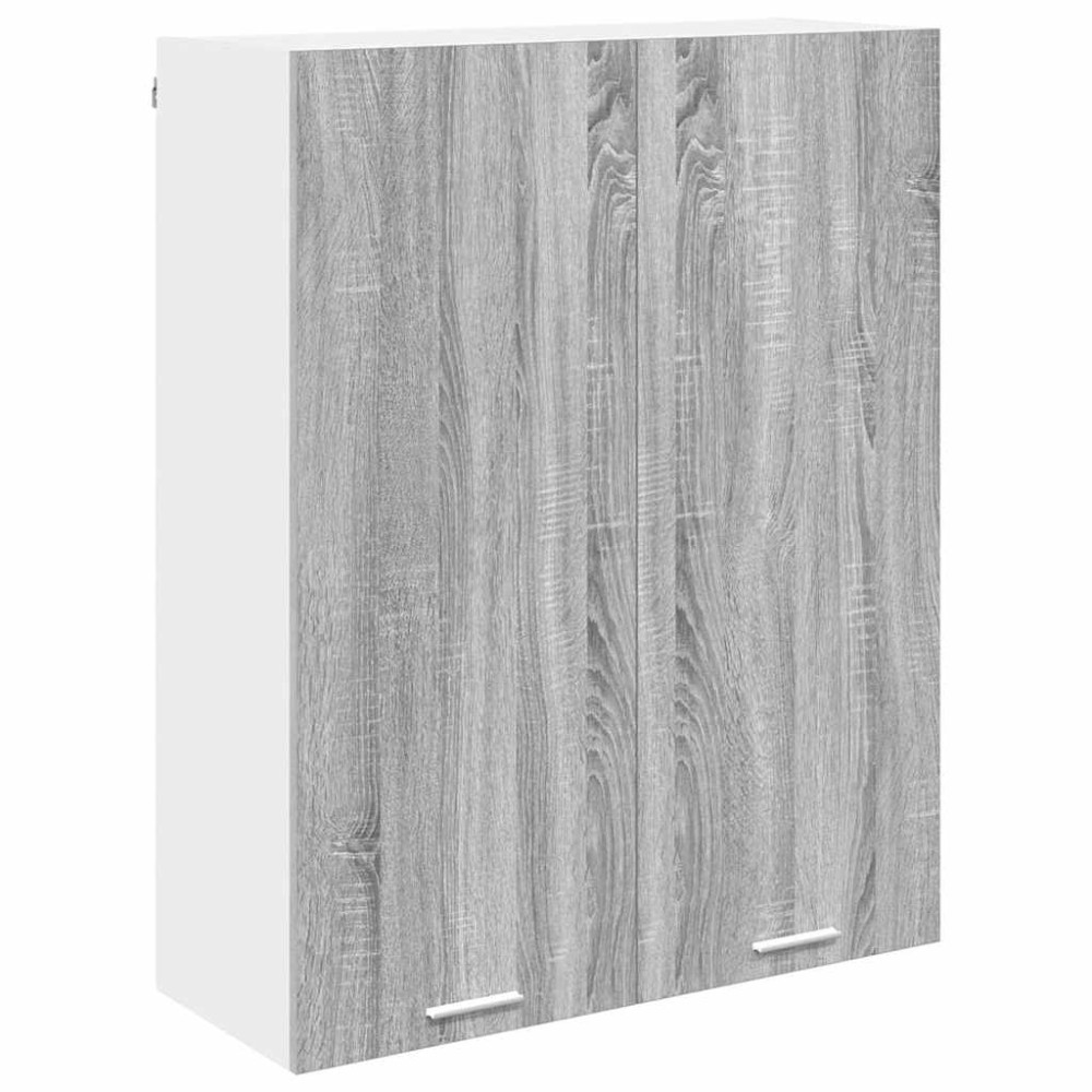 Produktbild för Hängande skåp Grå Sonoma 80 x 31 x 100 cm Konstruerat trä