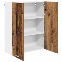 Produktbild för Hängande skåp Gammalt trä 80 x 31 x 100 cm Konstruerat trä