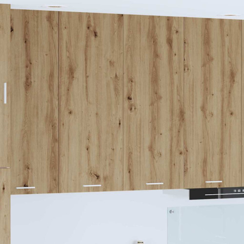 vidaXL Hängande skåp Artisan Ek 80 x 31 x 100 cm Konstruerat trä